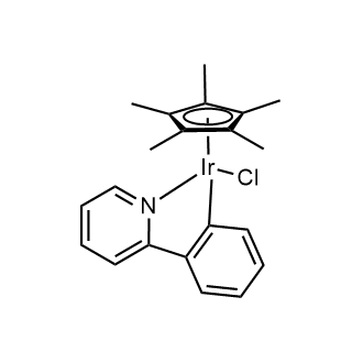 Chloro(pentamethylcyclopentadienyl)[(2-pyridinyl-kN)phenyl-kC]iridium(III)|CS-0088237
