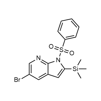 5-Bromo-1-(phenylsulfonyl)-2-(trimethylsilyl)-1H-pyrrolo[2,3-b]pyridine|CS-0088538