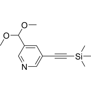 3-(Dimethoxymethyl)-5-((trimethylsilyl)ethynyl)pyridine|CS-0089771