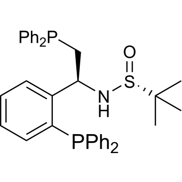 (R)-N-((S)-2-(diphenylphosphanyl)-1-(2-(diphenylphosphanyl)phenyl)ethyl)-2-methylpropane-2-sulfinamide|CS-0090728