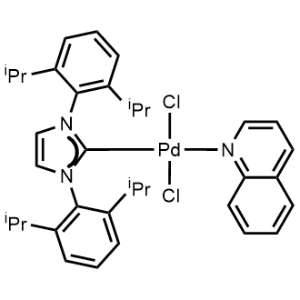 Palladium, [1,3-bis[2,6-bis(1-methylethyl)phenyl]-1,3-dihydro-2H-imidazol-2-ylidene]dichloro(quinoline)-, (SP-4-1)-|CS-0090966