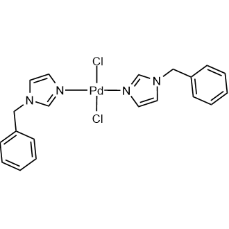 Palladium, dichlorobis[1-(phenylmethyl)-1H-imidazole-κN3]-, (SP-4-1)-|CS-0090998