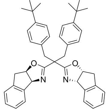 (3aS,3a'S,8aR,8a'R)-2,2'-(1,3-Bis(4-(tert-butyl)phenyl)propane-2,2-diyl)bis(3a,8a-dihydro-8H-indeno[1,2-d]oxazole)|CS-0091147
