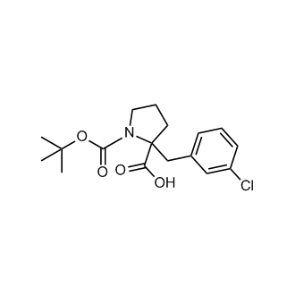 1-(tert-Butoxycarbonyl)-2-(3-chlorobenzyl)pyrrolidine-2-carboxylic acid|CS-0091889