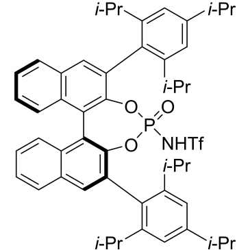 1,​1,​1-​Trifluoro-​N-​[(11bS)​-​4-​oxido-​2,​6-​bis[2,​4,​6-​trisisopropylphenyl]​dinaphtho[2,​1-​d:1',​2'-​f]​[1,​3,​2]​dioxaphosphepin-​4-​yl]​methanesulfonamide|CS-0091985