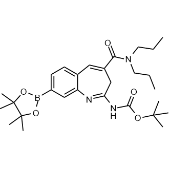 tert-Butyl (4-(dipropylcarbamoyl)-8-(4,4,5,5-tetramethyl-1,3,2-dioxaborolan-2-yl)-3H-benzo[b]azepin-2-yl)carbamate|CS-0092343