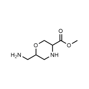 Methyl 6-(aminomethyl)morpholine-3-carboxylate|CS-0092353