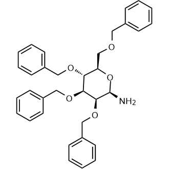 (2R,3S,4S,5R,6R)-3,4,5-tris(Benzyloxy)-6-((benzyloxy)methyl)tetrahydro-2H-pyran-2-amine|CS-0092808