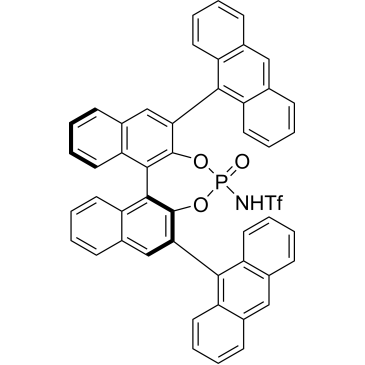 N-​[(11bS)​-​2,​6-​Di-​9-​anthracenyl-​4-​oxido-dinaphtho[2,​1-​d:1',​2'-​f]​[1,​3,​2]​dioxaphosphepin-​4-​yl]​-​1,​1,​1-​trifluoromethanesulfonamide|CS-0092903