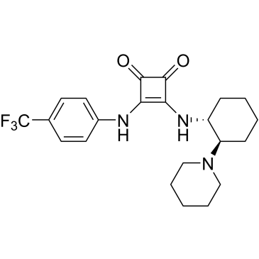 3-[[(1R,2R)-2-(1-Piperidinyl)cyclohexyl]amino]-4-[[4-(trifluoromethyl)phenyl]amino]-3-cyclobutene-1,2-dione|CS-0092942