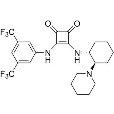 3-((3,5-Bis(trifluoromethyl)phenyl)amino)-4-(((1R,2R)-2-(piperidin-1-yl)cyclohexyl)amino)cyclobut-3-ene-1,2-dione|CS-0092945