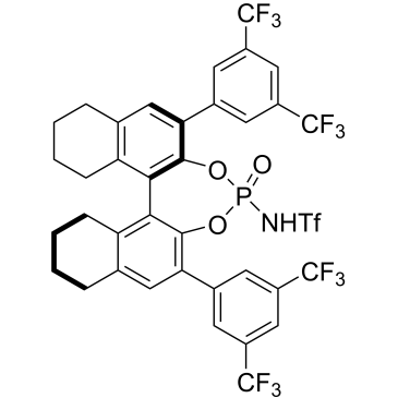 N-​[(11bR)​-​2,​6-​Bis[3,​5-​bis(trifluoromethyl)​phenyl]​-​8,​9,​10,​11,​12,​13,​14,​15-​octahydro-​4-​oxido-dinaphtho[2,​1-​d:1',​2'-​f]​[1,​3,​2]​dioxaphosphepin-​4-​yl]​-​1,​1,​1-​trifluoromethanesulfonamide|CS-0093051