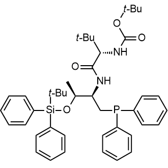 (3S,6R,7S)- 3-(1,1- dimethylethyl)-6-[(diphenylphosphino)methyl]- 7,10,10-trimethyl-4-oxo-9,9-diphenyl-8-Oxa-2,5-diaza-9-silaundecanoic acid 1,1- dimethylethyl ester|CS-0093067