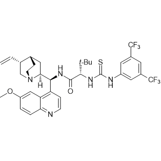 (2S)-2-[[[[3,5-Bis(trifluoromethyl)phenyl]amino]thioxomethyl]amino]-N-[(8α,9S)-6'-methoxycinchonan-9-yl]-3,3-dimethylbutanamide|CS-0093176