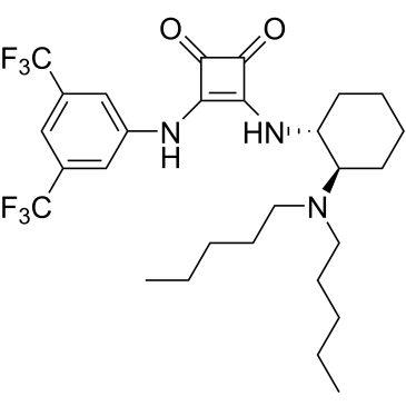 3-[[3,5-Bis(trifluoromethyl)phenyl]amino]-4-[[(1R,2R)-2-(dipentylamino)cyclohexyl]amino]-3-cyclobutene-1,2-dione|CS-0093201