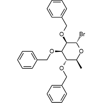 (2S,3R,4R,5S,6S)-3,4,5-Tris(benzyloxy)-2-bromo-6-methyltetrahydro-2H-pyran|CS-0093276