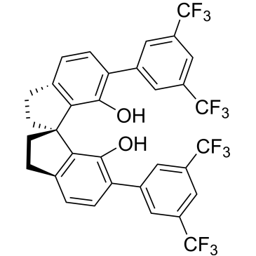 (S)-6,6'-Bis[3,5-bis(trifluoromethyl)phenyl]-2,2',3,3'-tetrahydro-1,1'-spirobi[1H-indene]-7,7'-diol|CS-0093350