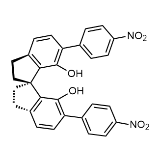 (R)​-2,​2',​3,​3'-Tetrahydro-​6,​6'-​bis(4-​nitrophenyl)​-1,​1'-​spirobi[1H-​indene]​-​7,​7'-​diol|CS-0093367