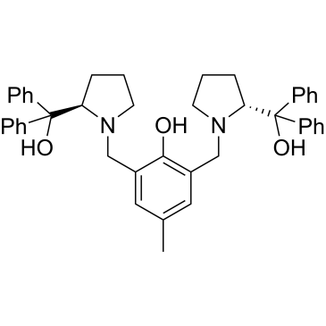 2,6-Bis[(2R)-2-(hydroxydiphenylmethyl)-1-pyrrolidinylmethyl]-4-methylphenol|CS-0093629