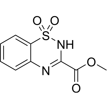 Methyl 2H-benzo[e][1,2,4]thiadiazine-3-carboxylate 1,1-dioxide|CS-0093751