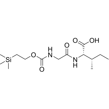 (2S,3S)-3-methyl-2-[2-({[2-(trimethylsilyl)ethoxy]carbonyl}amino)acetamido]pentanoic acid|CS-0093916