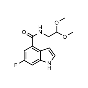 N-(2,2-Dimethoxyethyl)-6-fluoro-1H-indole-4-carboxamide|CS-0094344