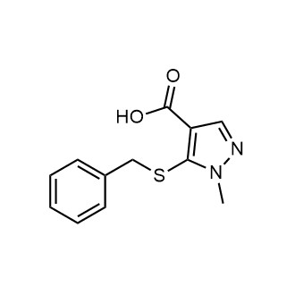 5-(Benzylthio)-1-methyl-1H-pyrazole-4-carboxylic acid|CS-0094624