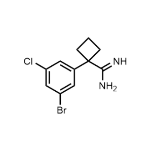 1-(3-Bromo-5-chlorophenyl)cyclobutane-1-carboximidamide|CS-0094746