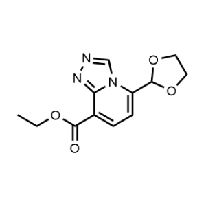 Ethyl 5-(1,3-dioxolan-2-yl)-[1,2,4]triazolo[4,3-a]pyridine-8-carboxylate|CS-0094751