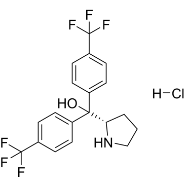 (S)-Pyrrolidin-2-ylbis(4-(trifluoromethyl)phenyl)methanol hydrochloride|CS-0094817
