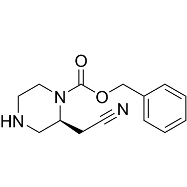 Benzyl (S)-2-(cyanomethyl)piperazine-1-carboxylate|CS-0095743