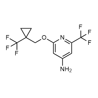 2-(Trifluoromethyl)-6-((1-(trifluoromethyl)cyclopropyl)methoxy)pyridin-4-amine|CS-0096222