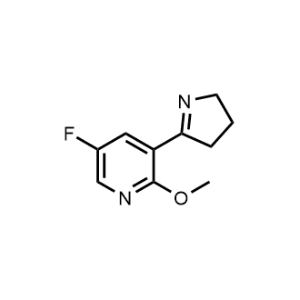 3-(3,4-Dihydro-2H-pyrrol-5-yl)-5-fluoro-2-methoxypyridine|CS-0096489