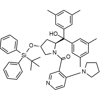 [(2S,4R)-2-[bis(3,5-dimethylphenyl)hydroxymethyl]-4-[[(1,1-dimethylethyl)diphenylsilyl]oxy]-1-pyrrolidinyl][4-(1-pyrrolidinyl)-3-pyridinyl]methanone|CS-0096768