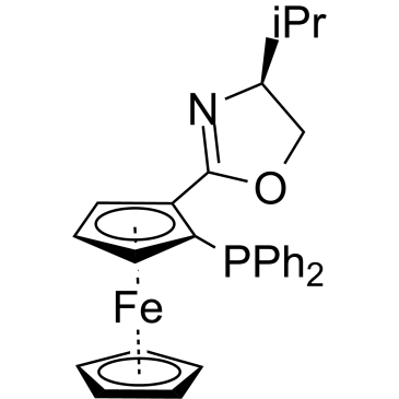 (2R)-1-[(4S)-4,5-Dihydro-4-(1-methylethyl)-2-oxazolyl]-2-(diphenylphosphino)ferrocene|CS-0097548