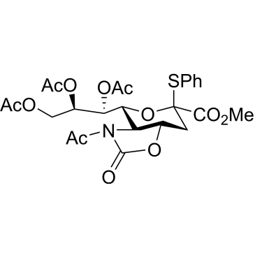 Methyl 5-Acetamido-7,8,9-tri-O-acetyl-5-N,4-O-carbonyl-3,5-dideoxy-2-S-phenyl-2-thio-D-glycero-beta-D-galacto-2-nonulopyranosylonate|CS-0098215