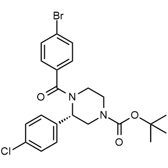 (S)-Tert-butyl 4-(4-bromobenzoyl)-3-(4-chlorophenyl)piperazine-1-carboxylate|CS-0098495