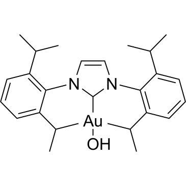 [1,3-Bis[2,6-bis(1-methylethyl)phenyl]-1,3-dihydro-2H-imidazol-2-ylidene]hydroxygold|CS-0098968