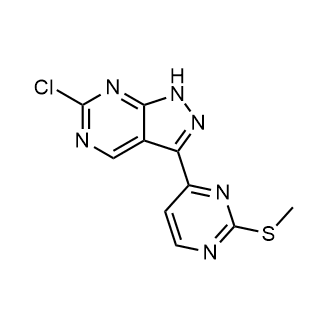 6-Chloro-3-(2-(methylthio)pyrimidin-4-yl)-1H-pyrazolo[3,4-d]pyrimidine|CS-0099907