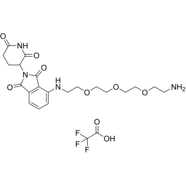 Pomalidomide-PEG3-C2-NH2 TFA|CS-0100266