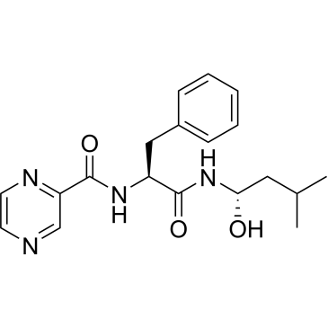 N-[(1S)-2-[[(1S)-1-Hydroxy-3-methylbutyl]amino]-2-oxo-1-(phenylmethyl)ethyl]-2-pyrazinecarboxamide|CS-0100370
