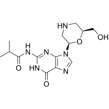 N-(9-((2R,6S)-6-(Hydroxymethyl)morpholin-2-yl)-6-oxo-6,9-dihydro-1H-purin-2-yl)isobutyramide|CS-0100869