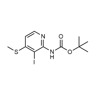tert-Butyl (3-iodo-4-(methylthio)pyridin-2-yl)carbamate|CS-0100878
