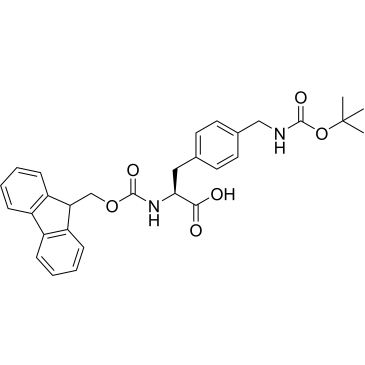 (S)-2-((((9H-Fluoren-9-yl)methoxy)carbonyl)amino)-3-(4-(((tert-butoxycarbonyl)amino)methyl)phenyl)propanoic acid|CS-0101023