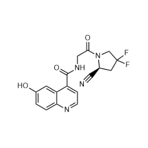 (S)-N-(2-(2-Cyano-4,4-difluoropyrrolidin-1-yl)-2-oxoethyl)-6-hydroxyquinoline-4-carboxamide|CS-0101480