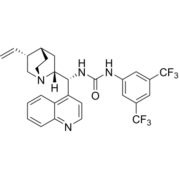 1-(3,5-bis(trifluoromethyl)phenyl)-3-((1R)-quinolin-4-yl((1S,4S,5R)-5-vinylquinuclidin-2-yl)methyl)urea|CS-0101889