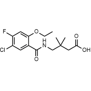 4-(5-Chloro-2-ethoxy-4-fluorobenzamido)-3,3-dimethylbutanoic acid|CS-0102785