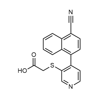 2-((4-(4-Cyanonaphthalen-1-yl)pyridin-3-yl)thio)acetic acid|CS-0102899