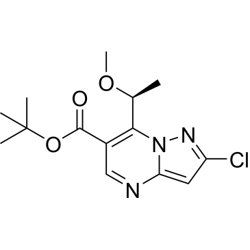 tert-Butyl (S)-2-chloro-7-(1-methoxyethyl)pyrazolo[1,5-a]pyrimidine-6-carboxylate|CS-0102923