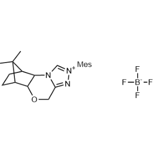 (5aR,6S,9S,9aS)-2-Mesityl-6,11,11-trimethyl-5a,6,7,8,9,9a-hexahydro-4H-6,9-methanobenzo[b][1,2,4]triazolo[4,3-d][1,4]oxazin-2-ium Tetrafluoroborate|CS-0103399